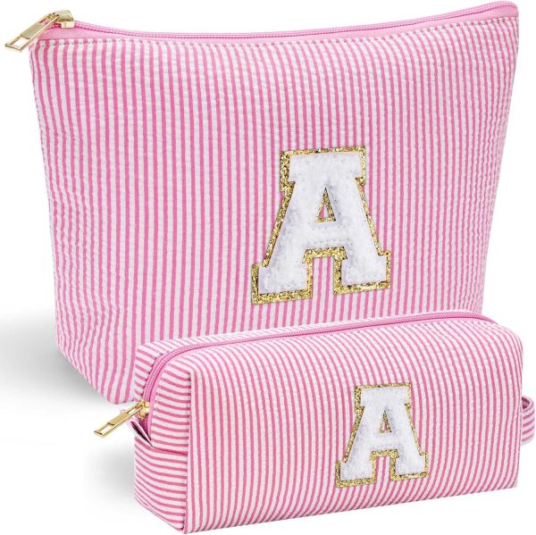 Personalized Initial Makeup Bag